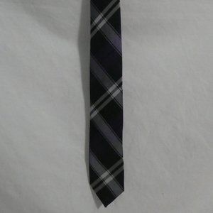 PURPLE LABEL | 100% polyester microfiber | striped necktie